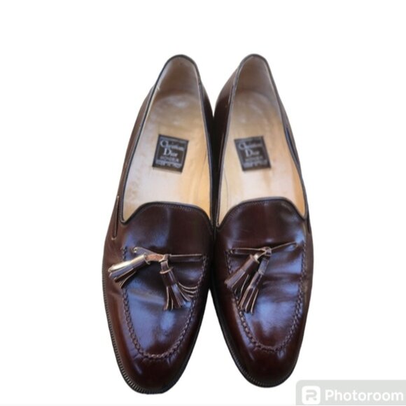 Christian Dior Monsieur leather loafers size 7.5 US men's - Picture 1 of 7